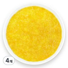 짱죽 실온이유식 8개월부터 중기 죽1, 단호박오트밀죽, 4개, 160g