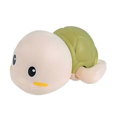 trailos 翠樂絲 兒童戲水玩具 無需電池 安全材質, 清新綠烏龜, 1個