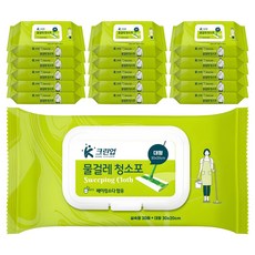 K Cleanup 濕拖布清潔巾 30抽, 16個