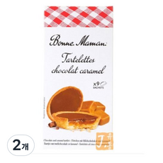 Bonne Maman 巧克力與焦糖塔, 2個, 135g