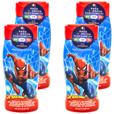 NATURAVERDE 蜘蛛人燕麥保濕沐浴潔顏液態皂, 250ml, 4瓶