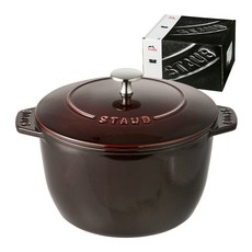 스타우브 인덕션 패밀리 라이스 꼬꼬떼 냄비, 20cm, 석류레드, 1개