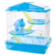 IRIS OHYAMA 愛麗思歐雅瑪 三層鼠用造型籠, 藍色, 1個, IR-PHSC-412