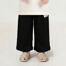 밀크마일 곰세마리 냉감 주름지 팬츠