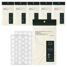 편강율 진정 클리어 스팟패치 혼합형 124p 세트, 124개입, 6개