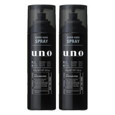 우노 수퍼 하드 헤어 스프레이 에프, 170g, 2개