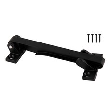 철물대장 안전고리 막대 크롬블랙, 1개