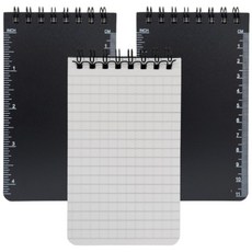 便攜式迷你筆記本, 3個, 黑色