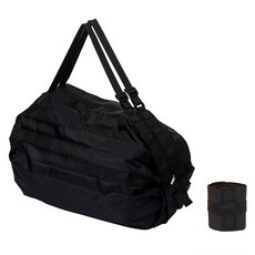 디블릭 포켓 휴대용 장바구니, 블랙, 1개