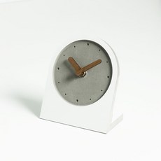 mooqs Simple 無聲桌鐘, 白色 D