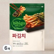 비비고 파김치, 300g, 6개