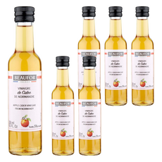 BEAUFOR 堡芙 諾曼地蘋果醋 果香十足 5%低酸度, 250ml, 6瓶