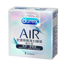 durex 杜蕾斯 輕薄幻隱裝衛生套, 3個, 1盒