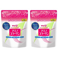 meiji 明治 台灣公司貨 Amino Collagen 氨基膠原蛋白 膠原蛋白粉 28日份, 196g, 2包