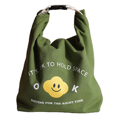 Hanbomnuri 北歐風上班族午餐袋便當包, 1個, 綠色