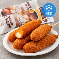 오늘의간식 김치핫도그 통모짜렐라 (냉동), 120g, 5개입, 1개