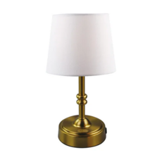 alit Mini LUNA LED無線布罩充電桌燈/床頭夜燈, 復古金