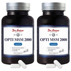 Dr.Brian ROETTGER OptiMSM補充錠2000 156g, 2個, 120顆