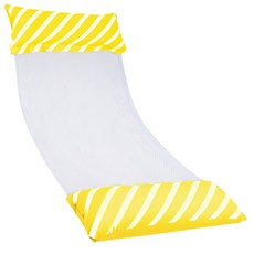 comet 水上吊床泳圈, 黃色, 1個