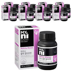 Myni 女性綜合維他命礦物質保健錠, 60顆, 9罐