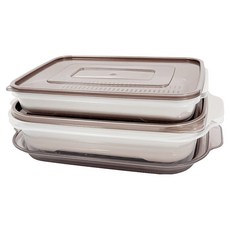 Xeonic 年節料理煎餅保鮮盒 3.7L + 6L + 託盤, 1套