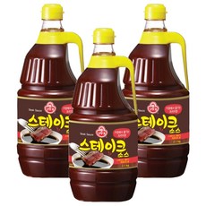 오뚜기 스테이크 소스, 2.1kg, 3개