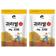 엉클탁 국내산 귀리쌀, 4kg, 2개