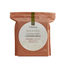 papa mellow 一日爸爸清潔和泡泡洗碗紙 100入, 棕色的, 1包, 100件