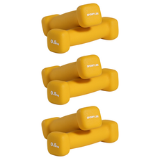 스포틀러 네오프렌 미용아령, 6개, 0.5kg