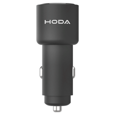 HODA 好貼 72W 雙孔 USB-C 車載PD快速充電器 715 x 282 x 207mm 46.4g, 黑色, 72W 2C