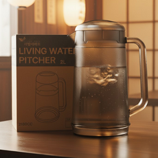 韓國產營業用PC水壺水瓶, 1個, 2L, 煙灰色