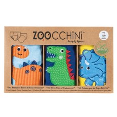 ZOOCCHiNi 戒尿布訓練褲 3件組, 恐龍, 1組