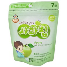 韓爸田園日記 寶寶乾燥水果片 蘋果口味 富含維生素、礦物質及膳食纖維 7個月以上適用, 12g, 1包