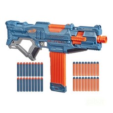 Hasbro 孩之寶 NERF 菁英系列 玩具槍, 藍色 + 橘色 + 灰色, 1個