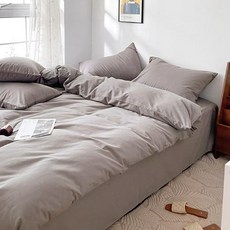 Aaron艾倫生活家 經典素色舒柔棉床包被套4件組