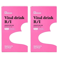베츠솔루션 고양이 바이탈 드링크 이뮨 보조제, 신장, 2개