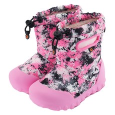 bogs 兒童 B-Moc Snow 紋理迷彩雪靴