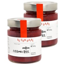 쎄콩데 스트로베리 콩포트, 260g, 2개