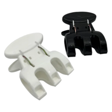 名仕 厚物型大被夾/曬被夾 2個入, 尺寸約13x10cm, 台灣製, 黑色 + 白色, 2組