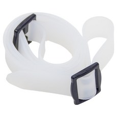 GENTOS 頭燈用全矽膠頭帶 SS020 20mm, 1個, 白色