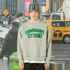 DOMINANT Music 男女共用 Studio 貼花刺繡棉質大學T