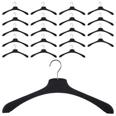 Codis防滑SF塗層男士西裝夾克衣架, 黑色, 20個