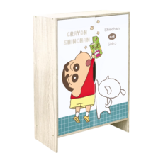 收納王妃 蠟筆小新 木製鞋櫃, 小新與小白