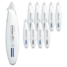 Tombow 蜻蜓牌 MONO AIR5 筆型修正帶, 白色, 10個