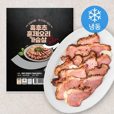 가미 중국산 흑후추 훈제오리 가슴살 슬라이스 (냉동), 160g, 6개