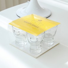 A1004Ho Happy Smile 燒酒杯 4P, 1套