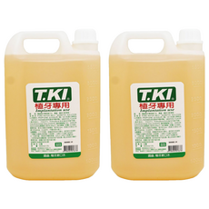 T.KI 白人 鐵齒 植牙專用漱口水, 4L, 2桶