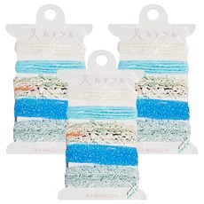 KAWAGUCHI 迷你編織器用線 色彩豐富 材質柔軟 輕鬆打造獨特風格手工藝品, TK15-433, 3入