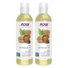 NOW Foods 純甜杏仁保濕油, 118ml, 2瓶