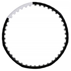 naria 腰部美型呼拉圈, 1kg, 黑色 + 白色, 1個